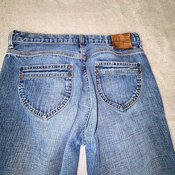 Ralph Lauren Polo Pamela Ankle Jeans Medium Wash Size 4 100% Cotton 28"x26" - Picture 7 of 12
